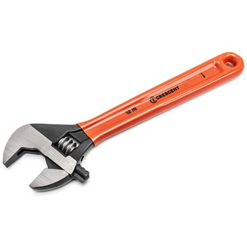 Crescent Adjustable Wrenches, 12" L, 1-1/2" Max Width, Black Stor-it Systems