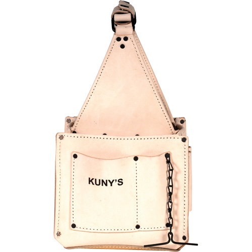 Electrical & Maintenance Tool Pouches, Leather, 17 Pockets, Beige Stor-it Systems