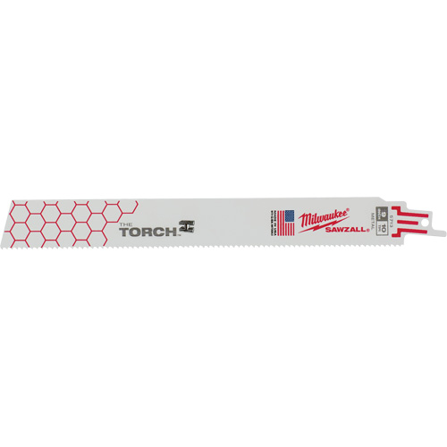 Lames The Torch Sawzall, Bim&eacute;tal, 10 Dents par pouce, 9" lo x 1" la Stor-it Systems