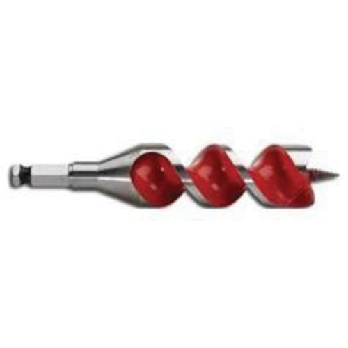 Longue m&egrave;che h&eacute;licoidale pour perceuse, Diam&egrave;tre de 1-1/2", Cannelure 4", Tige 7/16" hexagonal Stor-it Systems