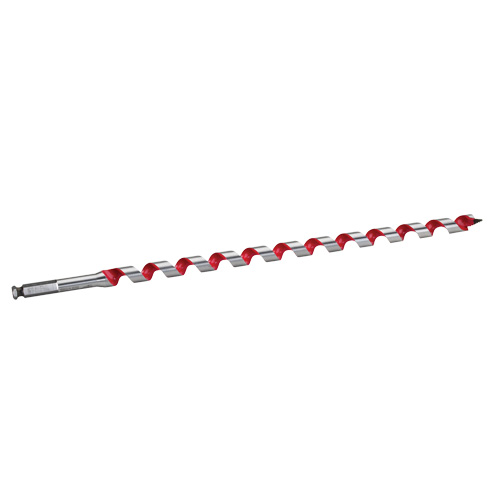 Longue m&egrave;che h&eacute;licoidale pour perceuse, Diam&egrave;tre de 3/4", Cannelure 15", Tige 7/16" hexagonal Stor-it Systems