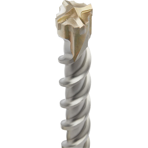 MX4 4-Cutter SDS-Plus Rotary Hammer Drill Bit, 1", SDS-Plus Shank, Carbide Stor-it Systems
