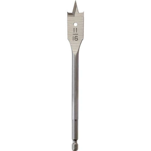 M&egrave;che plate, Diam&egrave;tre de 11/16", Tige 1/4" hex, Longeur de 6-1/8" Stor-it Systems
