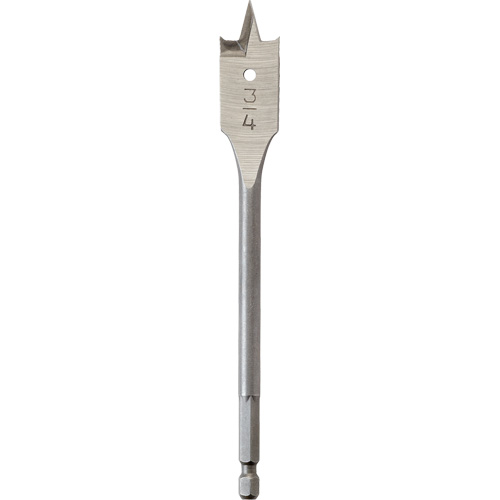 M&egrave;che plate, Diam&egrave;tre de 3/4", Tige 1/4" hex, Longeur de 6" Stor-it Systems