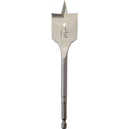 M&egrave;che plate, Diam&egrave;tre de 1-1/4", Tige 1/4" hex, Longeur de 6" Stor-it Systems