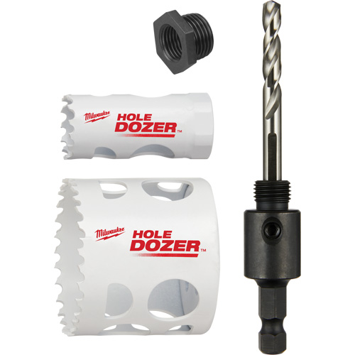 Hole Dozer Door Lock Hole Saw Kit, 4 Pieces Stor-it Systems