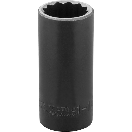 Douille, Chocs, 1-1/8", Prise 1/2", 12 pans, Profond Stor-it Systems