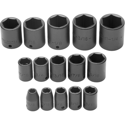 Jeu de douilles, 6 Mcx, Chocs, Prise de 1/2" Stor-it Systems