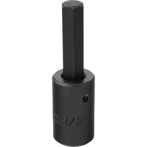 Socket Bit, Hex, 1/2" x 3-5/8" L, 1/2" Drive Stor-it Systems