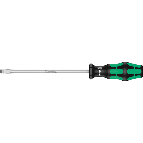 Tapered Slotted Screwdriver, 5/16" Tip, Round, 11-1/8" L, Plastic Handle Stor-it Systems