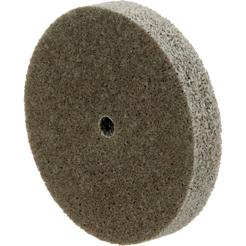 Disque unitaris&eacute; Standard Abrasives, 3" x 1/2", Arbre de 1/4", Grain de Moyen, Oxyde d'aluminium Stor-it Systems