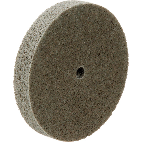 Disque unitaris&eacute; Standard Abrasives, 3" x 1/2", Arbre de 1/4", Grain de Moyen, Oxyde d'aluminium Stor-it Systems