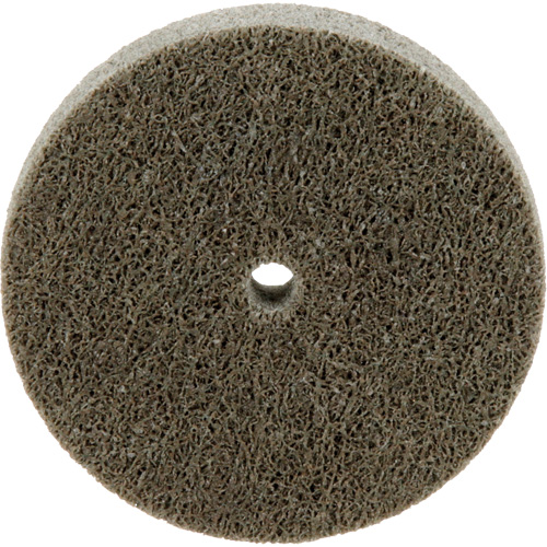 Disque unitaris&eacute; Standard Abrasives, 3" x 1/2", Arbre de 1/4", Grain de Moyen, Oxyde d'aluminium Stor-it Systems