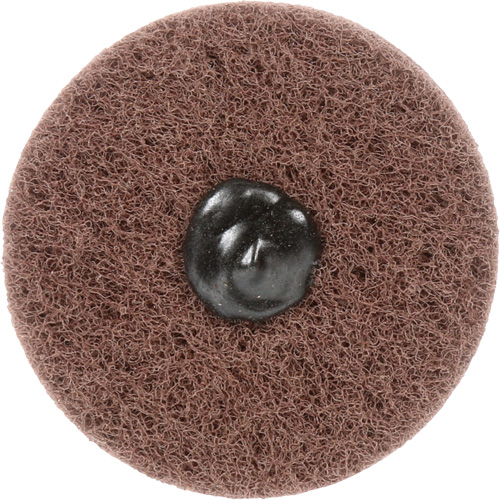 Standard Abrasives Buff & Blend Wheel, 3" Dia. x 3" W, 1/4" Arbor, Aluminum Oxide Stor-it Systems
