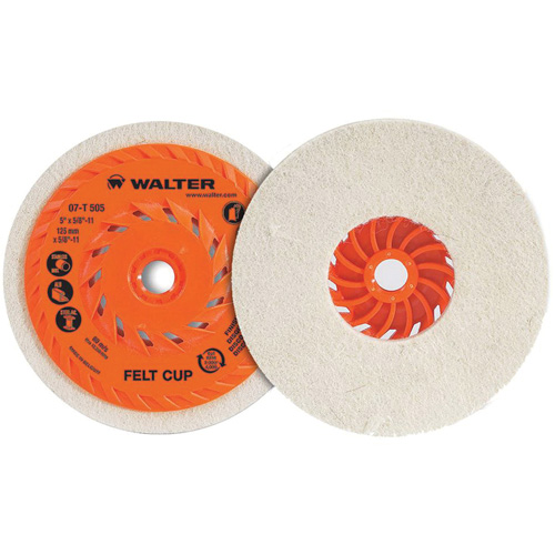 Cup Polishing Disc, 5" Dia. Stor-it Systems