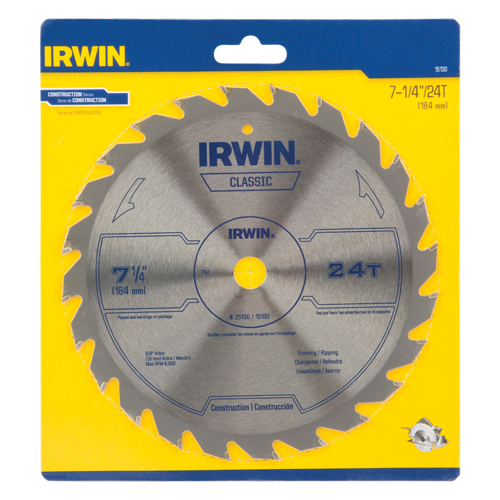 Contractor Saw Blades - Classic Series Saw Blades, 7-1/4", 24 Teeth, Wood Use Stor-it Systems