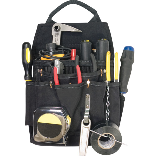 Professional Electrician's Pouches, Multiple Tool Holder, Polyester, 11 Pockets Stor-it Systems