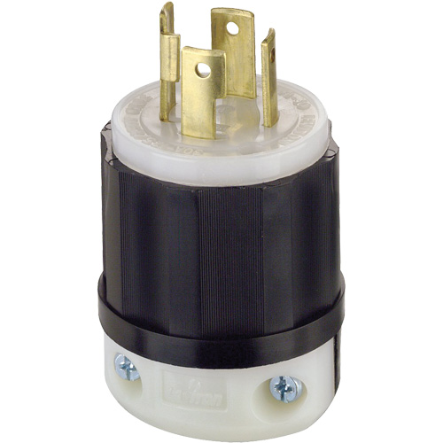 3-Pole 4-Wire Grounding Locking Plug, Nylon, 30 Amps, 125 V/250 V, L14-30P Stor-it Systems