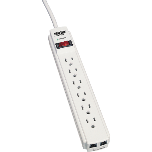 Protect-It Surge Suppressors, 6 Outlets, 720 J, 1800 W, 4' Cord Stor-it Systems
