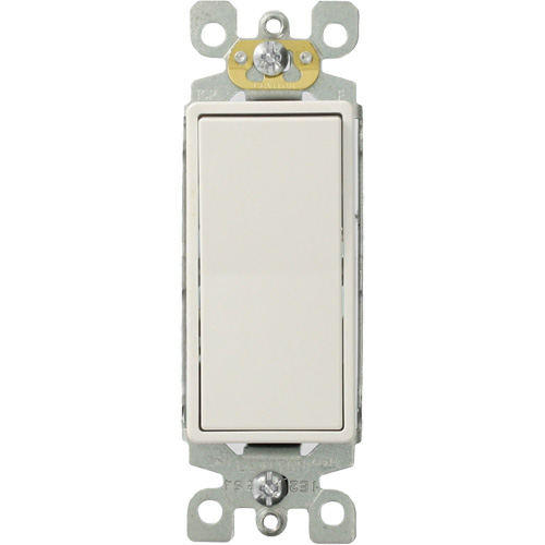 Decora&reg; Quiet Rocker Switch with 3-Way Toggle Stor-it Systems