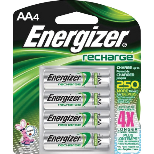 Rechargeable NiMH Batteries, AA, 1.2 V Stor-it Systems