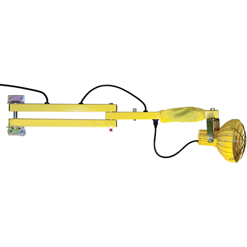 Dock Loading Lights with Flexible Arm, Incandescent Light, 40" Arm Stor-it Systems