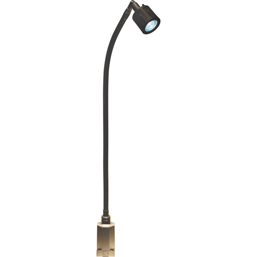 Lampe &agrave; col-de-cygne &agrave; flux &eacute;lev&eacute; de la s&eacute;rie LS, 5 W, DEL, Col 27", Noir Stor-it Systems
