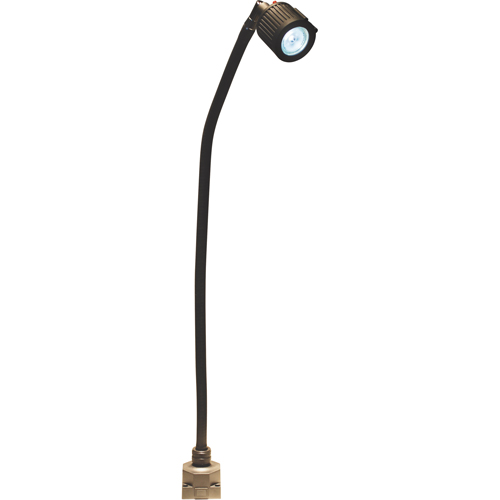 Lampe &agrave; col-de-cygne &agrave; flux &eacute;lev&eacute; de la s&eacute;rie LS, 5 W, DEL, Col 27", Noir Stor-it Systems