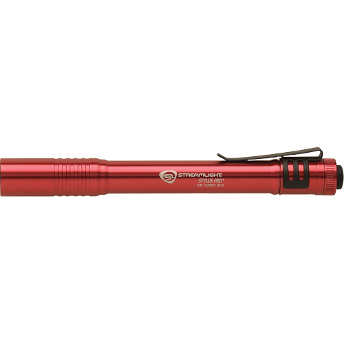 Lampe stylo Stylus Pro, DEL, 100 lumens, Corps en Aluminium, piles AAA, Compris Stor-it Systems