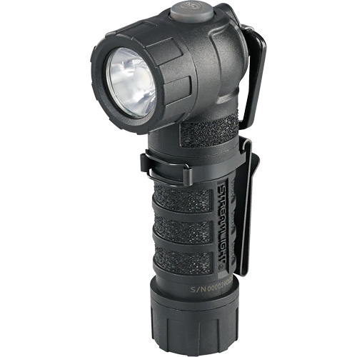 Lampe de poche &agrave; angle droit PolyTac 90 X, DEL, Piles CR123A, Polym&egrave;re Stor-it Systems