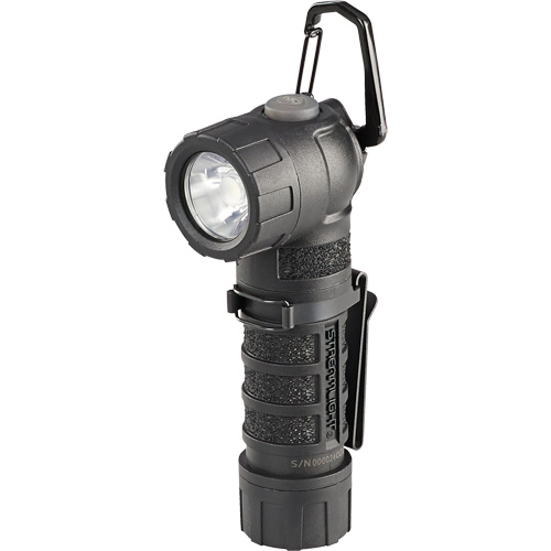 Lampe de poche &agrave; angle droit PolyTac 90 X, DEL, Piles CR123A, Polym&egrave;re Stor-it Systems