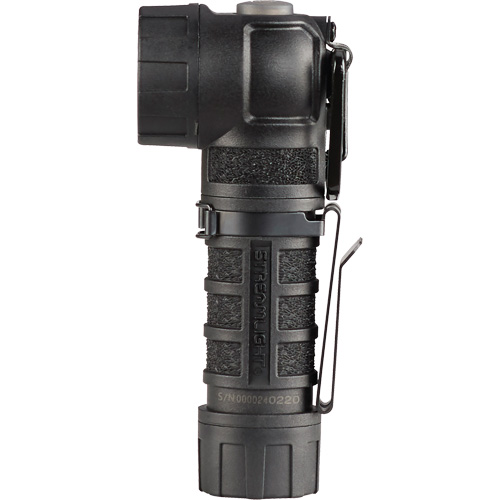 Lampe de poche &agrave; angle droit PolyTac 90 X, DEL, Piles CR123A, Polym&egrave;re Stor-it Systems