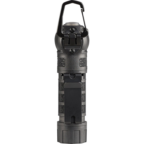 Lampe de poche &agrave; angle droit PolyTac 90 X, DEL, Piles CR123A, Polym&egrave;re Stor-it Systems