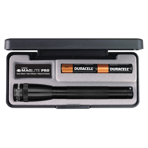 Lampes de poche Mini Pro, DEL, 272 lumens, Piles AA Stor-it Systems