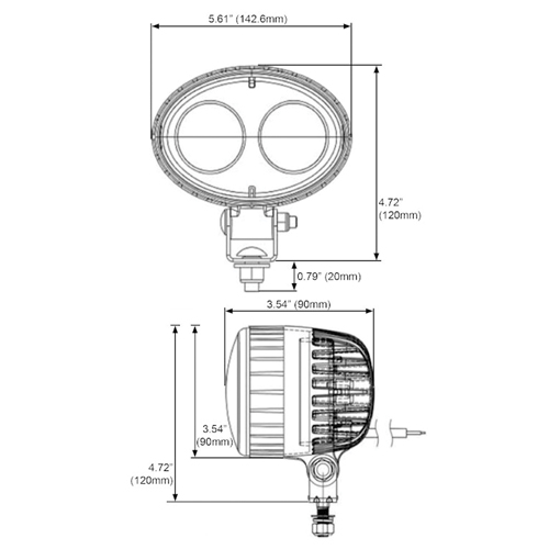 &eacute;clairage arri&egrave;re pour chariot &eacute;l&eacute;vateur Stor-it Systems