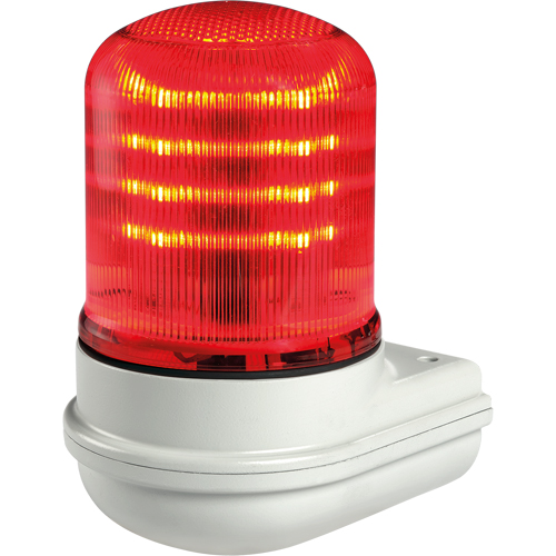 Streamline&reg; Modular Multifunctional LED Beacons, Continuous/Flashing/Rotating, Red Stor-it Systems