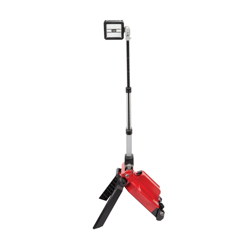 Tour d'&eacute;clairage double de chantier M18 Rocket avec cl&eacute; unique, DEL, 60 W, 5400 lumens, Boîtier en Plastique Stor-it Systems