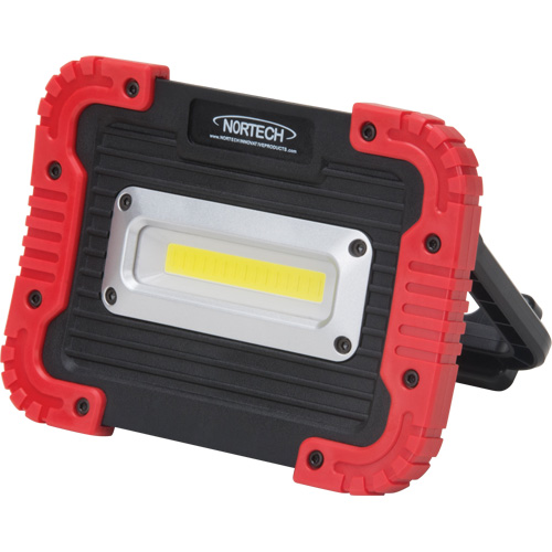 Portable Work Light, LED, 10 W, 1000 Lumens, Plastic Housing Stor-it Systems