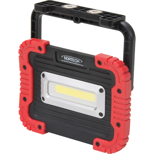 Portable Work Light, LED, 10 W, 1000 Lumens, Plastic Housing Stor-it Systems