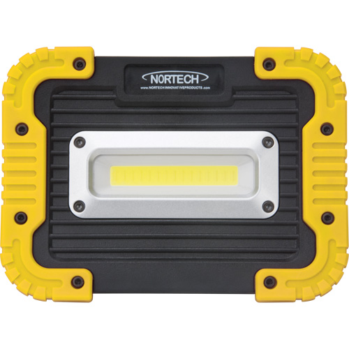 Lampe de travail portative, DEL, 10 W, 1000 lumens, Boîtier en Plastique Stor-it Systems