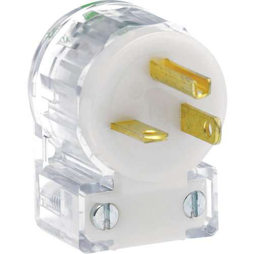 Prise de rallonge &agrave; angle de qualit&eacute; hospitali&egrave;re, Nylon, 20 A, 125 V Stor-it Systems