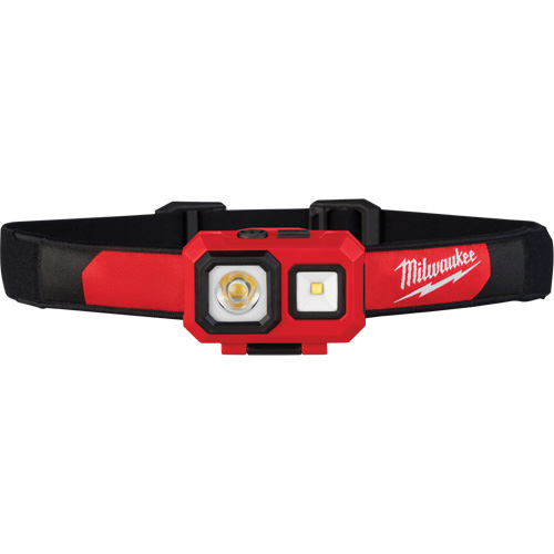 Lampe frontale projecteur et diffuseur, DEL, 450 lumens, 2 hres de fonctionnement, piles AAA Stor-it Systems