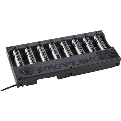 8-Unit USB Battery Charger & Batteries Stor-it Systems