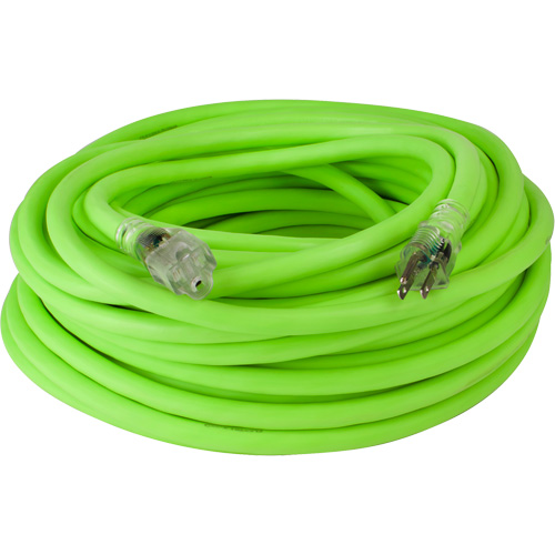 Flexzilla&reg; Pro Industrial Extension Cord, All-Weather, SJTW, 10/3 AWG, 15 A, 100' Stor-it Systems