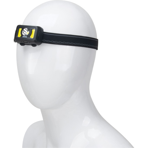 Headlamp, LED, 350 Lumens, 2 Hrs. Run Time, Rechargeable Batteries Stor-it Systems