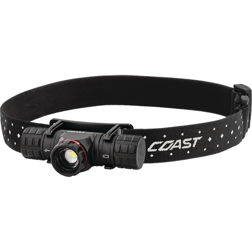 XPH30R Headlamp, LED, 1000 Lumens, 41 Hrs. Run Time, Rechargeable/CR123 Batteries Stor-it Systems