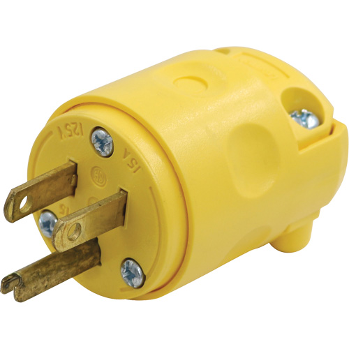 Replacement Plug, PVC, 15 A, 125 V Stor-it Systems