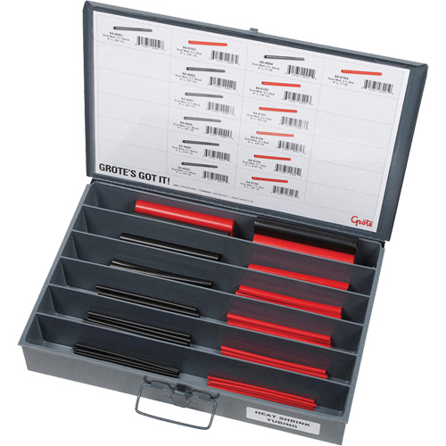 Plateau d'assortiment de tube &agrave; thermor&eacute;tr&eacute;cissement Stor-it Systems