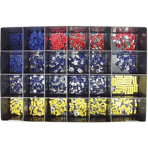600-Piece Vinyl Insulated Terminals Kit Stor-it Systems