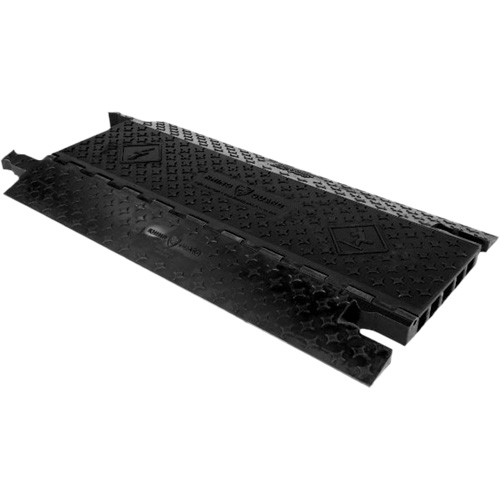 Cable Protector, 5 Channels, 36" L x 19.8" W x 2" H Stor-it Systems